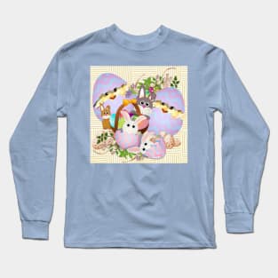 Chicks in shell t shirt design Long Sleeve T-Shirt